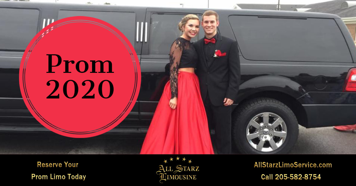 Prom 2020 - Have you reserved your Prom Limousine yet? Call All Starz Limo Service 205-582-8754