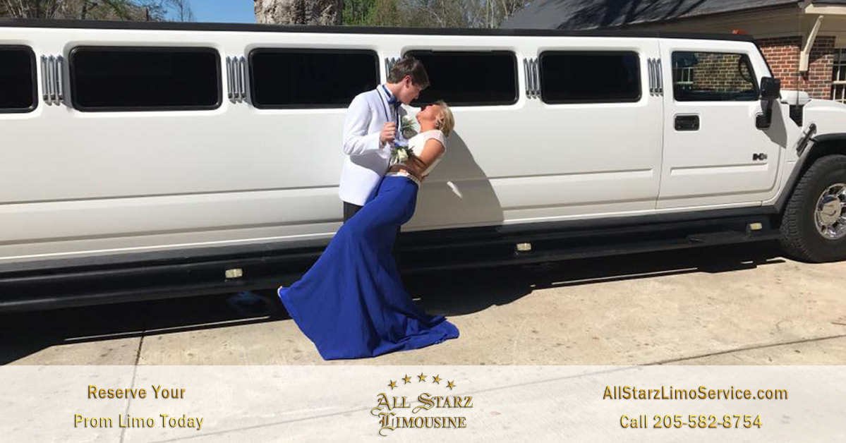 Reserve your Prom Limo Today with All Starz Limo Service! Call 205-582-8754